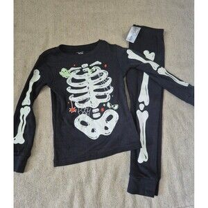 Carters glow in the dark Halloween 2 piece pj set size 3T